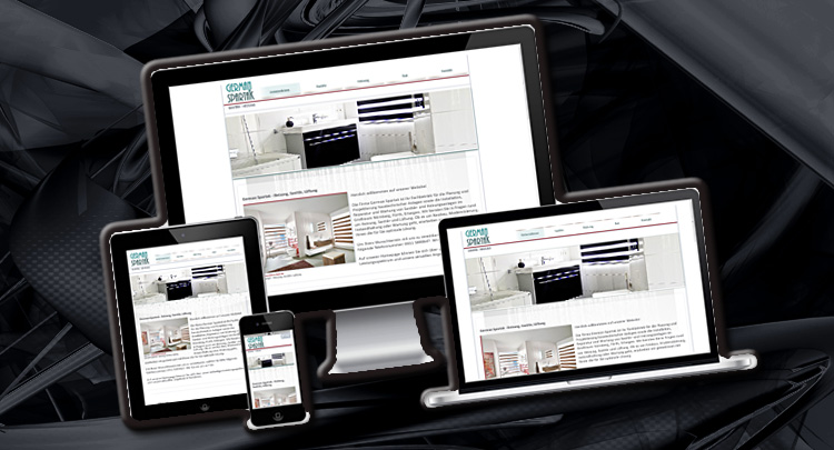 Webdesigner Referenzen: Responsive Website für das Sanitär- und Heizungsunternehmen, Sanität-Spartak, aus Nürnberg. Modernisierung der Unternehmen-Website: Relaunch 2007