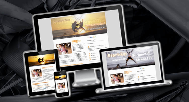 Landingpage Beispiel – moderne One-Page Website für Marketing