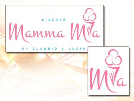 Logo – Nachzeichnung Eiscafe Mamma Mia Nürnberg