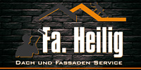 Modernisiertes Logo Dach und Fassadenbetrieb in Schwarz Weiß Orange