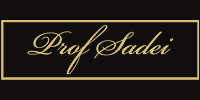 Logo Prof Sadei in Schwarz und Gold überarbeitet und vektorisiert