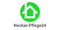 Logo Neckar Pflege24 Pflegedienst in Hellgrün und Weiß